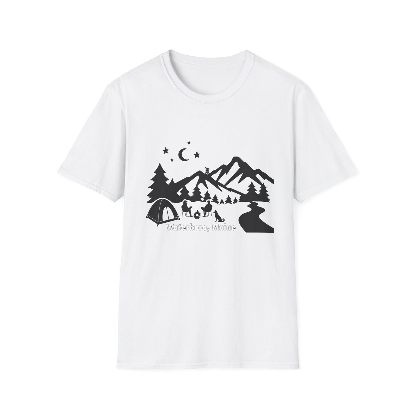 Waterboro, Maine Soft Tail Unisex T-shirt