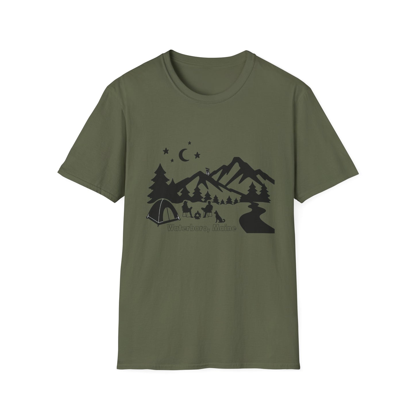 Waterboro, Maine Soft Tail Unisex T-shirt
