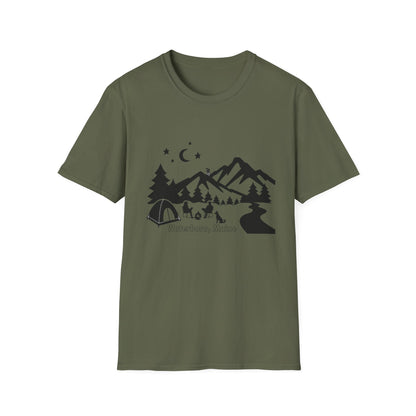 Waterboro, Maine Soft Tail Unisex T-shirt