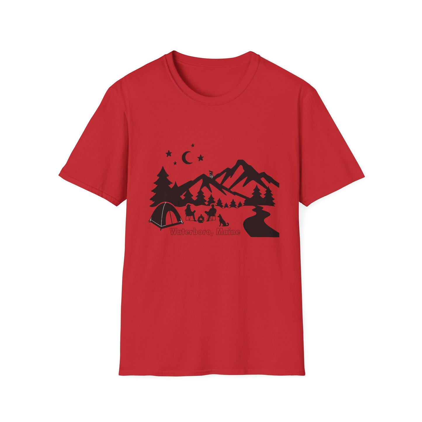 Waterboro, Maine Soft Tail Unisex T-shirt