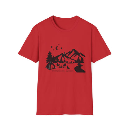 Waterboro, Maine Soft Tail Unisex T-shirt