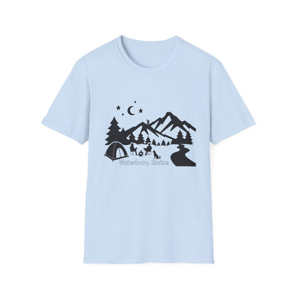 Waterboro, Maine Soft Tail Unisex T-shirt