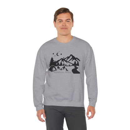 Waterboro Maine Camping Unisex Heavy Blend™ Crewneck Sweatshirt