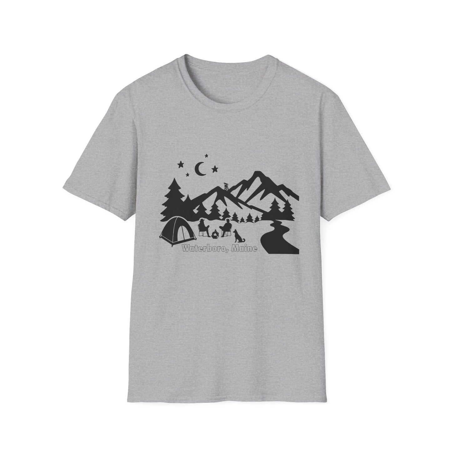 Waterboro, Maine Soft Tail Unisex T-shirt