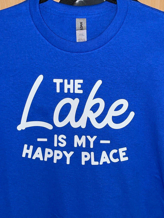 “The Lake Is My Place” T-shirt – Funny Outdoor Tee For Lake Lovers