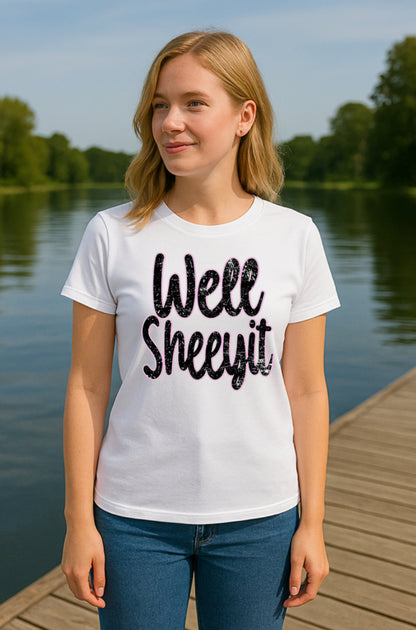 Well Sheeyit Graphic T-Shirt-Funny Tee CLEARANCE $10 LAST ONE!