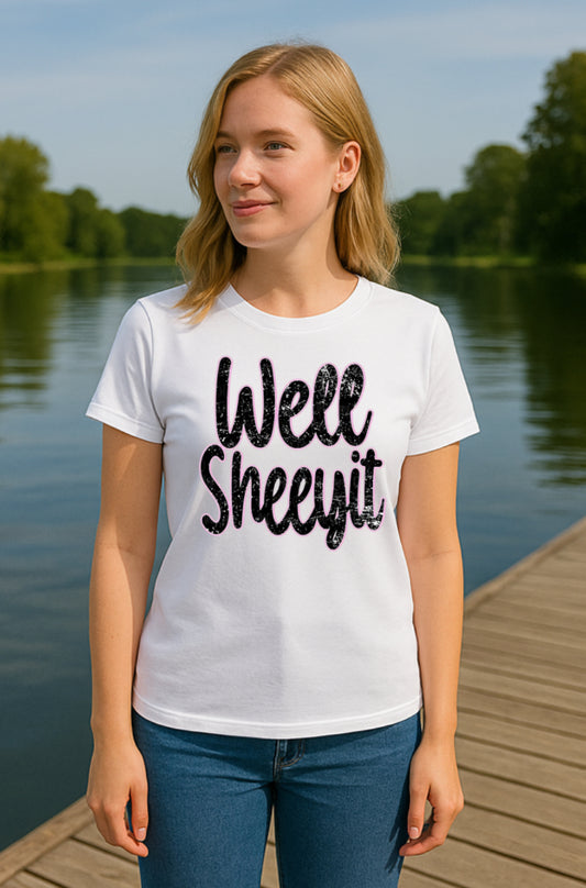 Well Sheeyit Graphic T-Shirt-Funny Tee CLEARANCE $10 LAST ONE!