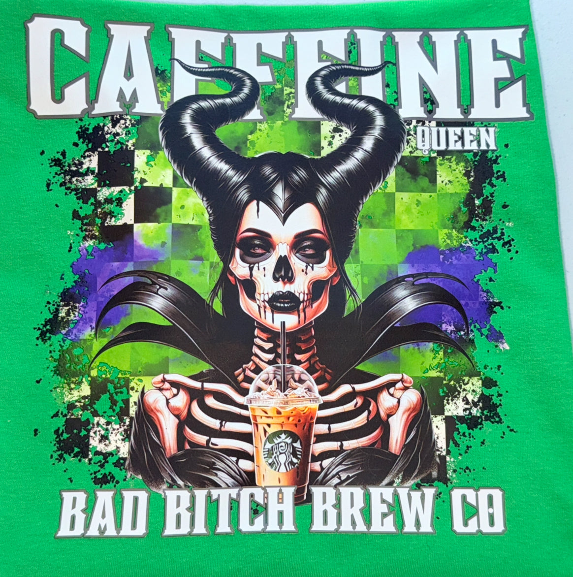 Caffeine Queen T-Shirt - Bad Bitch Brew Co Graphic Tee - CLEARANCE $10 LAST ONE