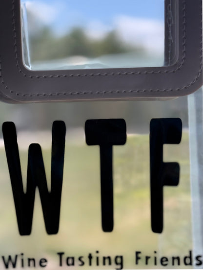 WTF Wine Tasting Friends Bag | Funny Wine Tote Gift | Reusable Beverage Bag for Girls Trips, Parties & Travel7