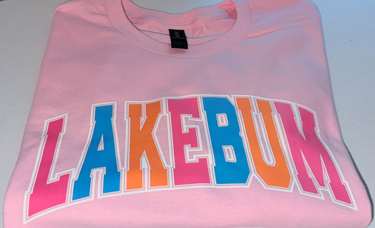Lake Bum T-Shirt - Summer Vibes Graphic Tee - CLEARANCE $10 LAST ONE!
